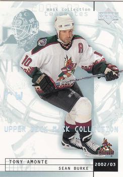 2002-03 Upper Deck Mask Collection #67 Tony Amonte / Sean Burke Front