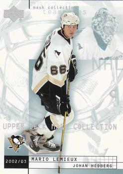 2002-03 Upper Deck Mask Collection #70 Mario Lemieux / Johan Hedberg Front