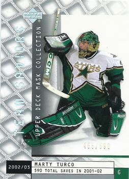 2002-03 Upper Deck Mask Collection #95 Marty Turco Front