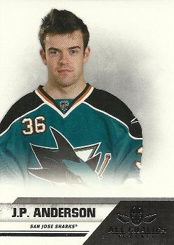 2010-11 Panini All Goalies #74 JP Anderson Front