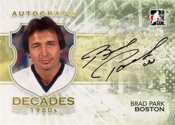 2010-11 In The Game Decades 1980s #A-BP Brad Park Front