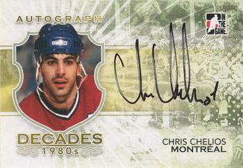 2010-11 In The Game Decades 1980s #A-CC Chris Chelios Front
