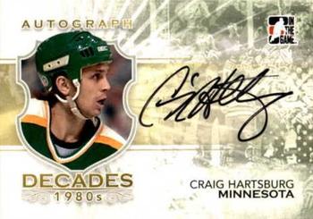 2010-11 In The Game Decades 1980s #A-CH Craig Hartsburg Front