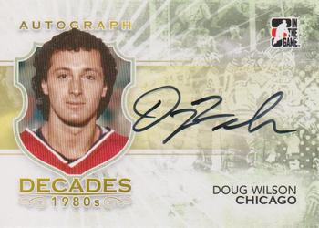 2010-11 In The Game Decades 1980s #A-DW Doug Wilson Front