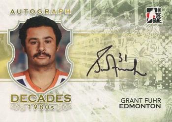 2010-11 In The Game Decades 1980s #A-GF Grant Fuhr Front