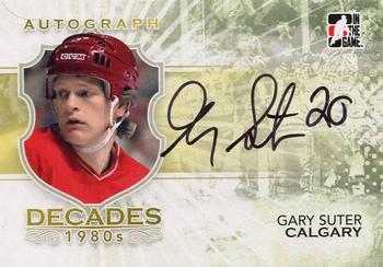 2010-11 In The Game Decades 1980s #A-GS Gary Suter Front