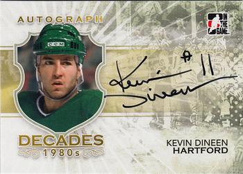2010-11 In The Game Decades 1980s #A-KD Kevin Dineen Front