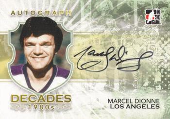 2010-11 In The Game Decades 1980s #A-MD Marcel Dionne Front