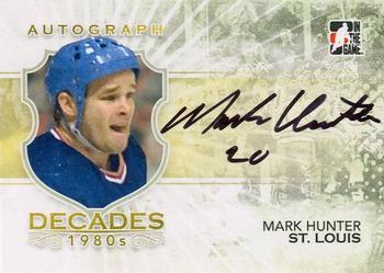 2010-11 In The Game Decades 1980s #A-MH Mark Hunter Front