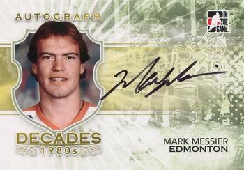 2010-11 In The Game Decades 1980s #A-MM Mark Messier Front