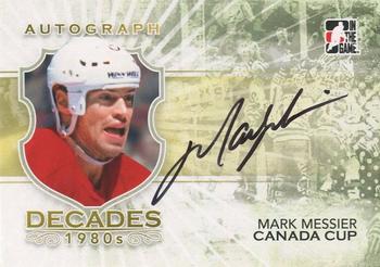 2010-11 In The Game Decades 1980s #A-MM2 Mark Messier Front