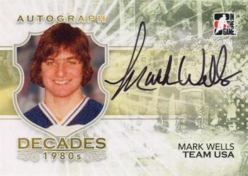 2010-11 In The Game Decades 1980s #A-MW Mark Wells Front