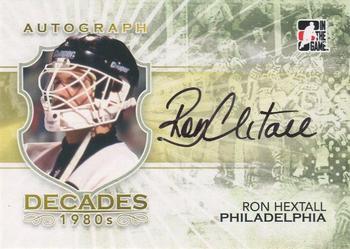 2010-11 In The Game Decades 1980s #A-RH Ron Hextall Front
