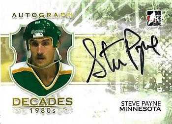 2010-11 In The Game Decades 1980s #A-SP Steve Payne Front