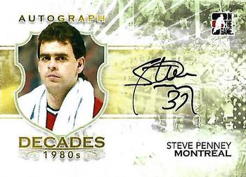 2010-11 In The Game Decades 1980s #A-SPE Steve Penney Front