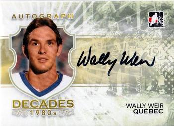2010-11 In The Game Decades 1980s #A-WW Wally Weir Front