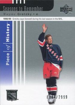 2002-03 Upper Deck Piece of History #92 Wayne Gretzky Front