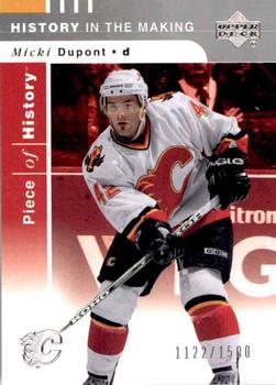 2002-03 Upper Deck Piece of History #124 Micki Dupont Front