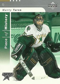 2002-03 Upper Deck Piece of History #30 Marty Turco Front
