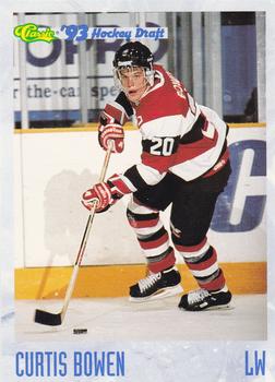 1993 Classic '93 Hockey Draft #16 Curtis Bowen Front