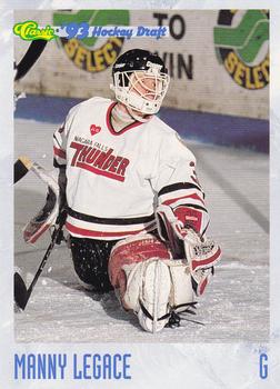 1993 Classic '93 Hockey Draft #24 Manny Legace Front
