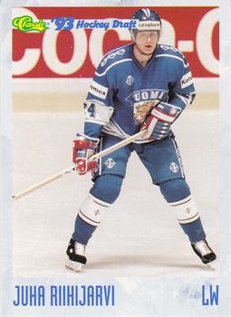 1993 Classic '93 Hockey Draft #45 Juha Riihijarvi Front