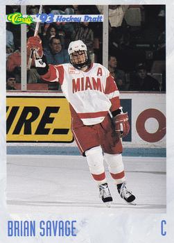 1993 Classic '93 Hockey Draft #81 Brian Savage Front