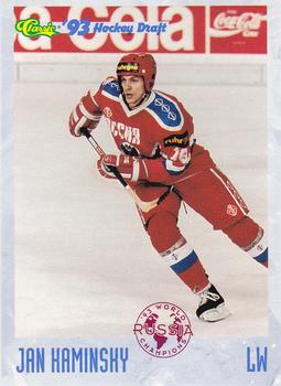 1993 Classic '93 Hockey Draft #88 Jan Kaminsky Front