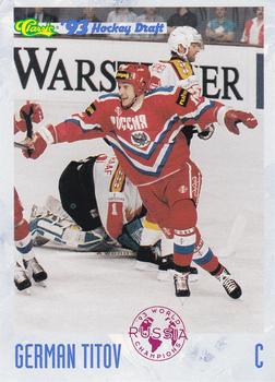 1993 Classic '93 Hockey Draft #94 German Titov Front