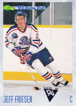 1993 Classic '93 Hockey Draft #102 Jeff Friesen Front
