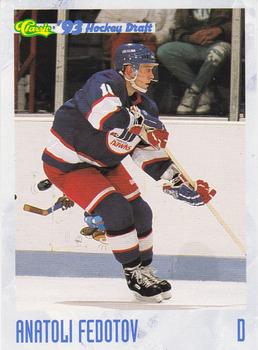 1993 Classic '93 Hockey Draft #130 Anatoli Fedotov Front