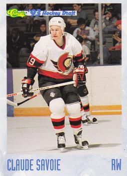 1993 Classic '93 Hockey Draft #147 Claude Savoie Front