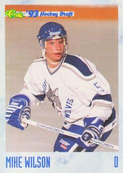 1993 Classic '93 Hockey Draft #32 Mike Wilson Front