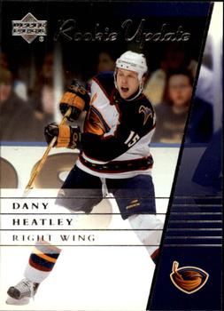 2002-03 Upper Deck Rookie Update #5 Dany Heatley Front
