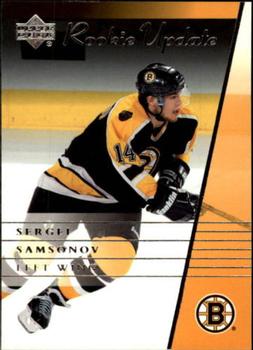 2002-03 Upper Deck Rookie Update #10 Sergei Samsonov Front