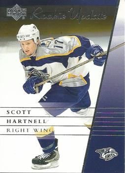 2002-03 Upper Deck Rookie Update #56 Scott Hartnell Front
