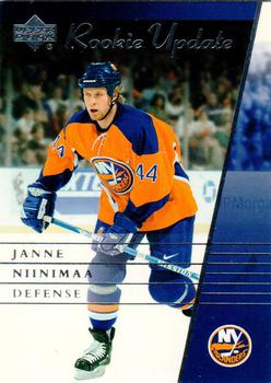 2002-03 Upper Deck Rookie Update #63 Janne Niinimaa Front