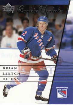 2002-03 Upper Deck Rookie Update #68 Brian Leetch Front