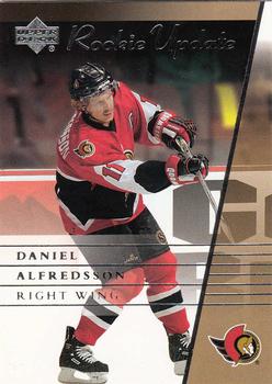 2002-03 Upper Deck Rookie Update #69 Daniel Alfredsson Front