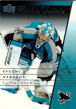 2002-03 Upper Deck Rookie Update #88 Evgeni Nabokov Front