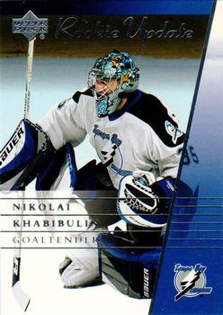 2002-03 Upper Deck Rookie Update #90 Nikolai Khabibulin Front