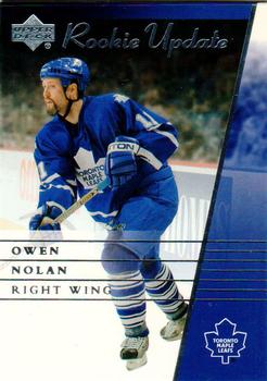 2002-03 Upper Deck Rookie Update #93 Owen Nolan Front