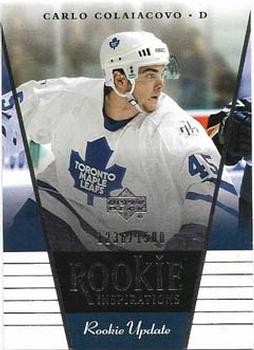 2002-03 Upper Deck Rookie Update #117 Carlo Colaiacovo Front