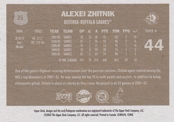 2002-03 Upper Deck Vintage #35 Alexei Zhitnik Back