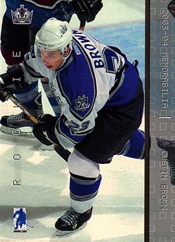 2003-04 Be a Player Memorabilia #178 Dustin Brown Front