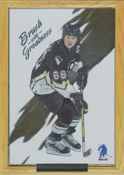 2003-04 Be a Player Memorabilia - Brush With Greatness #1 Mario Lemieux Front
