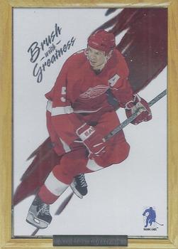 2003-04 Be a Player Memorabilia - Brush With Greatness #11 Nicklas Lidstrom Front