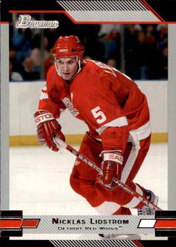 2003-04 Bowman Draft Picks and Prospects #5 Nicklas Lidstrom Front