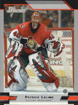 2003-04 Bowman Draft Picks and Prospects #70 Patrick Lalime Front