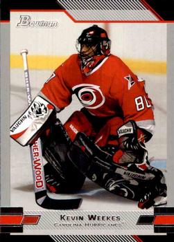 2003-04 Bowman Draft Picks and Prospects #103 Kevin Weekes Front